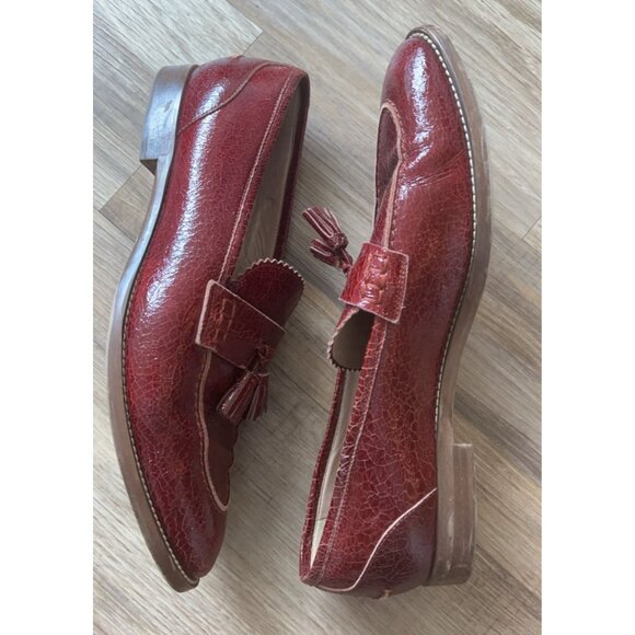 J.‎ Crew crackled Biella Loafer with tassels size 9.5 - Picture 6 of 6